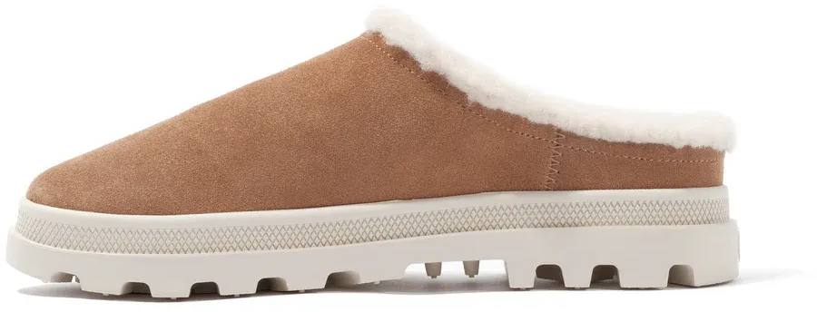 Palladium Palladune Mule Warm Light brown 02