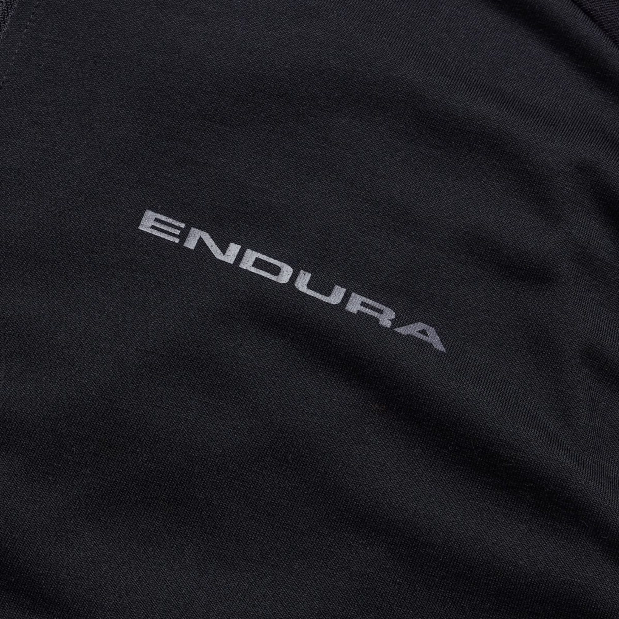 Endura Men's Loop S/S Zipped Jersey Black 08