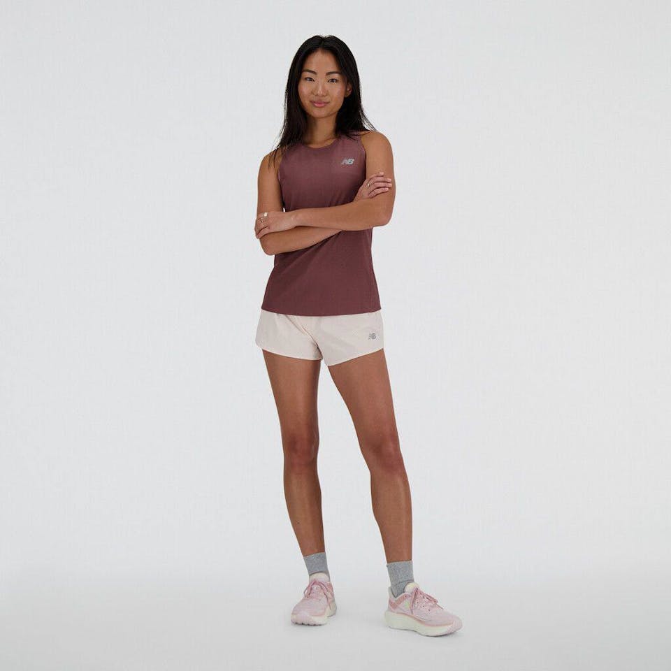 New Balance Women's Jaquard Tank Licorice(Lakritsi) 04