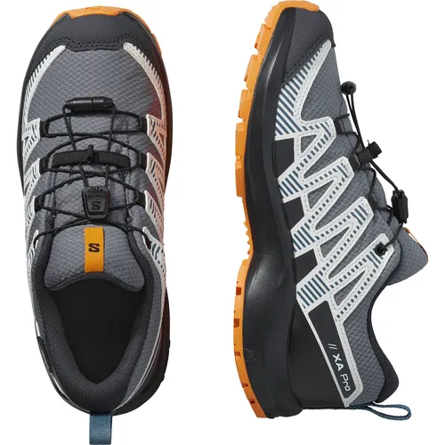 Salomon XA Pro V8 Waterproof Jr Sininen / Lila 02