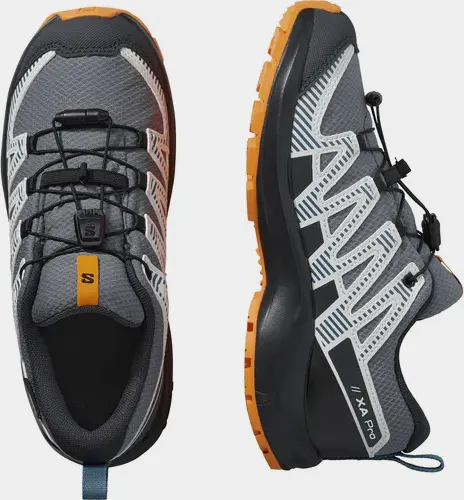 Salomon XA Pro V8 Waterproof Jr Sininen / Lila 02