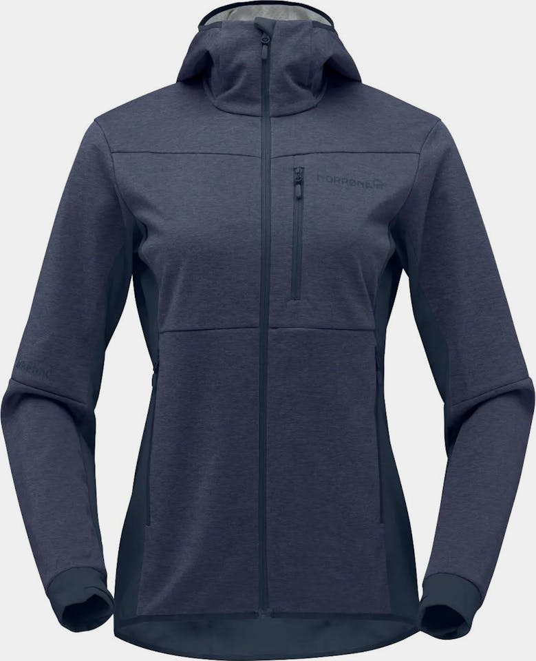 Norrøna Women's Falketind Warm2 Octa Hood Indigo 01