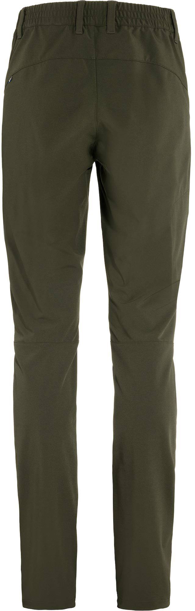 Fjällräven Women's Abisko Trail Stretch Trousers Deep Forest 02