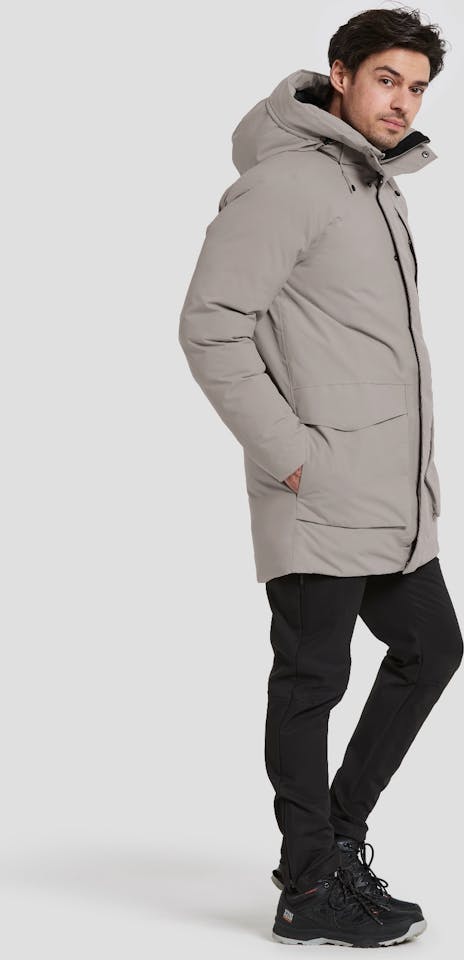 Didriksons Men's Akilles 2 Parka - Miesten talvitakki Ash Brown 06