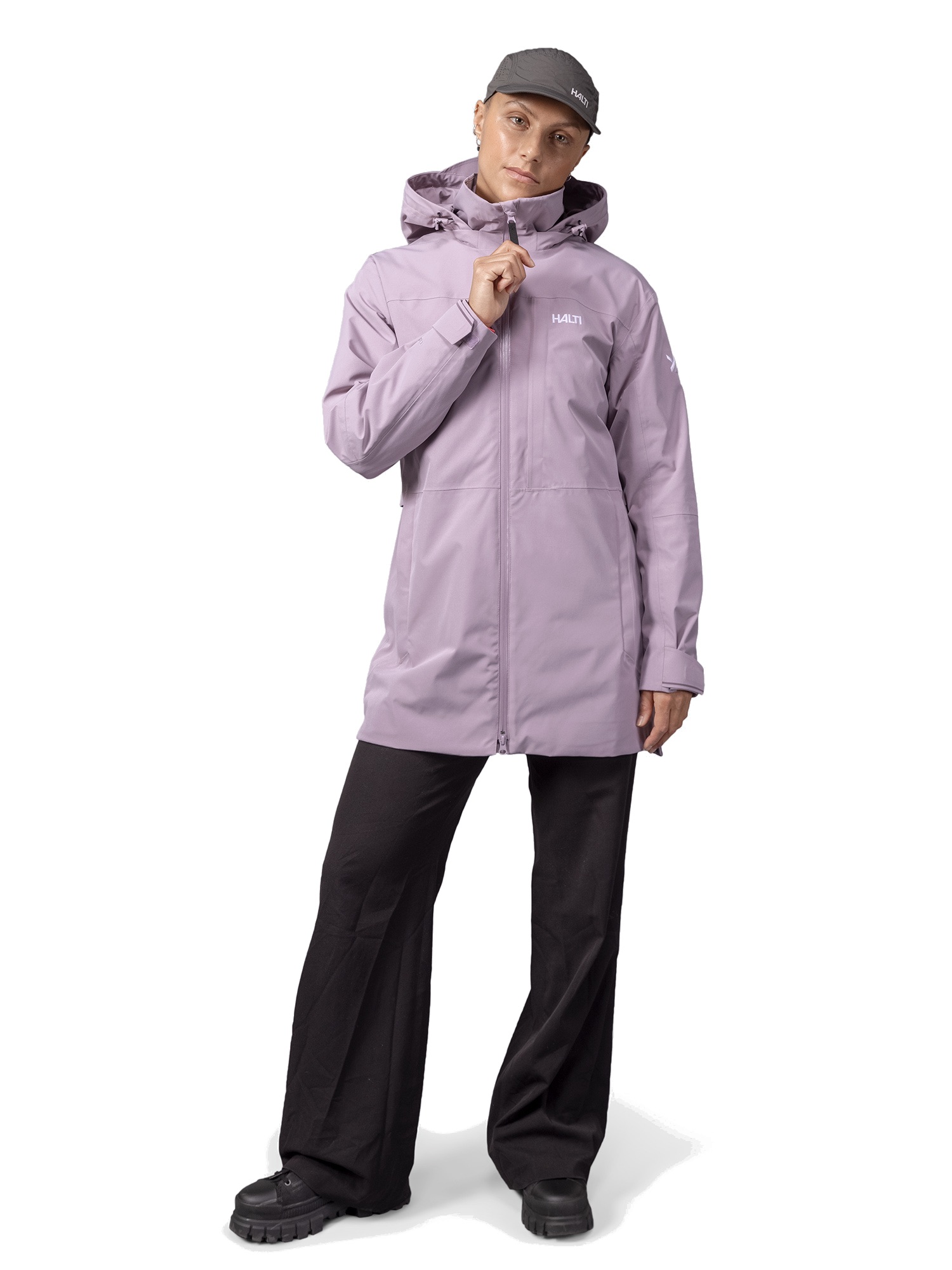 Halti Women's Valaja Dx Parka Lila 01
