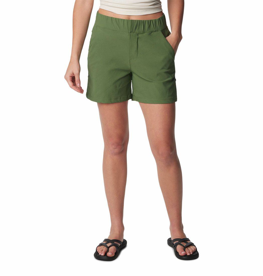 Columbia Women's Firwood Camp II Shorts Canteen Spaced Diamond 06