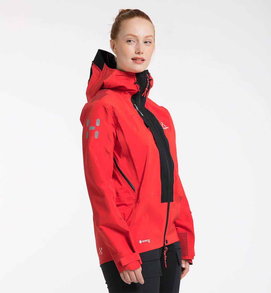 Haglöfs Women's L.I.M ZT Mtn GTX PRO Jacket Red / Black 08
