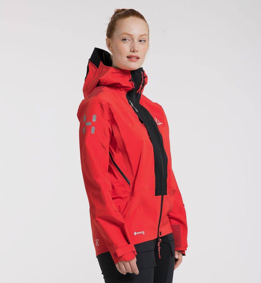 Haglöfs Women's L.I.M ZT Mtn GTX PRO Jacket Red / Black 08