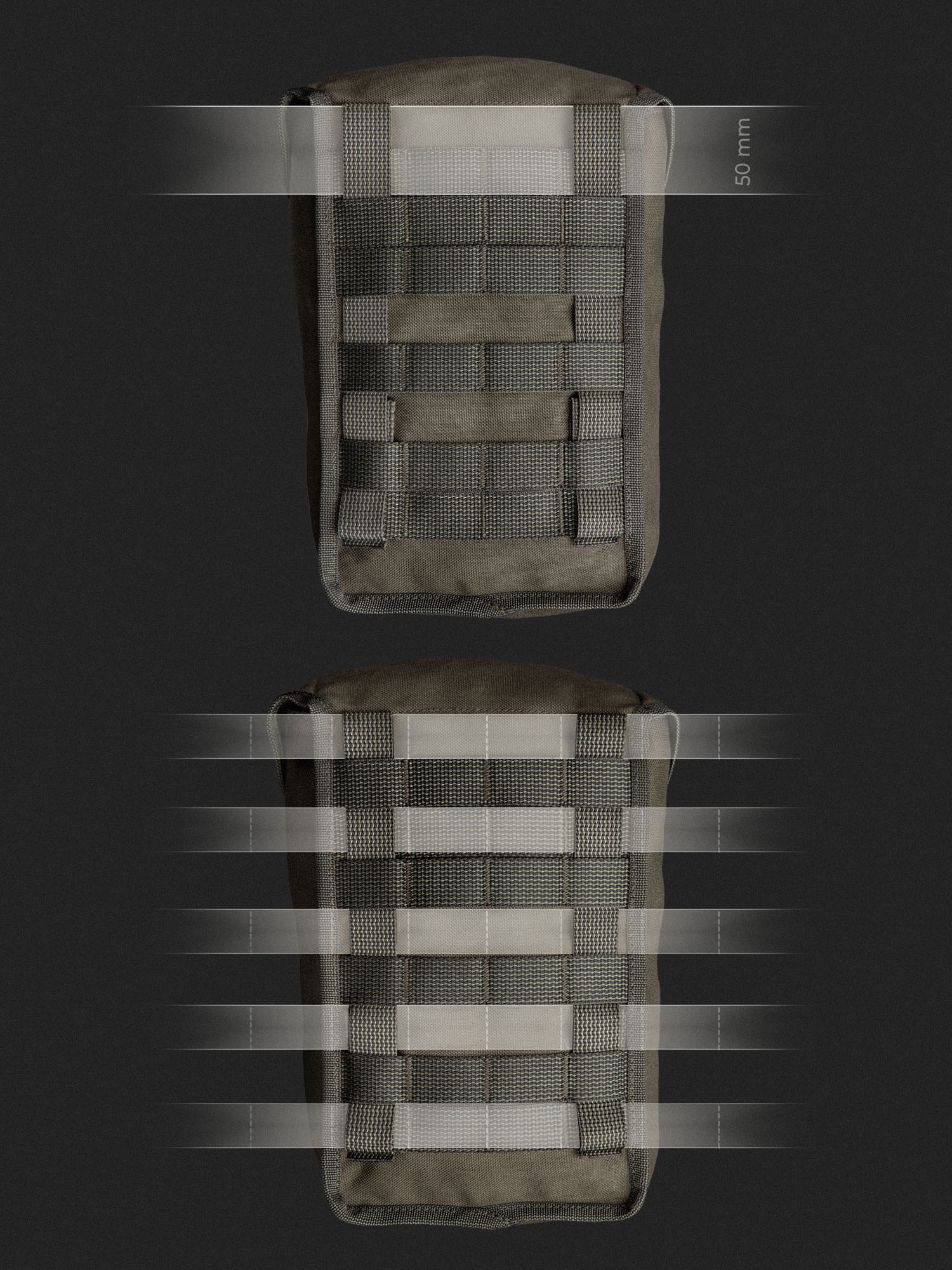 Savotta Lidded GP Pouch 4x5 Vihreä 07