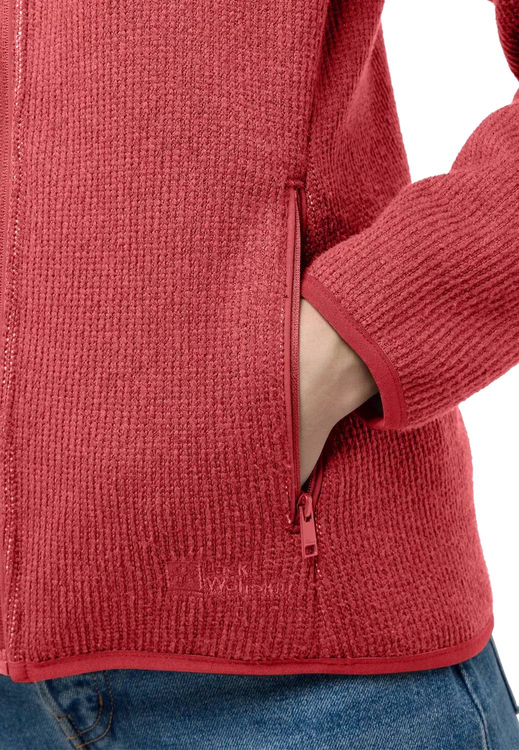 Jack Wolfskin Women's Kaminfeuer Hooded Coral 03