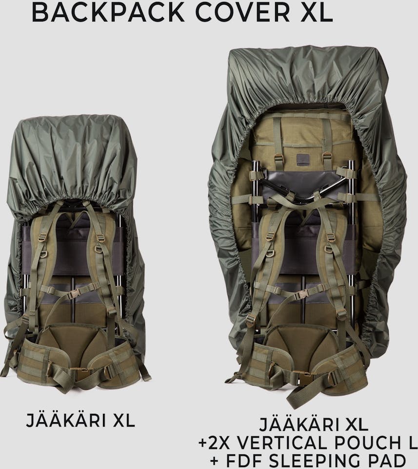 Savotta Backpack Cover 120L / XL Green 05