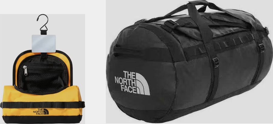 The North Face Base Camp Duffel M ja Travel Canister S Punainen 04