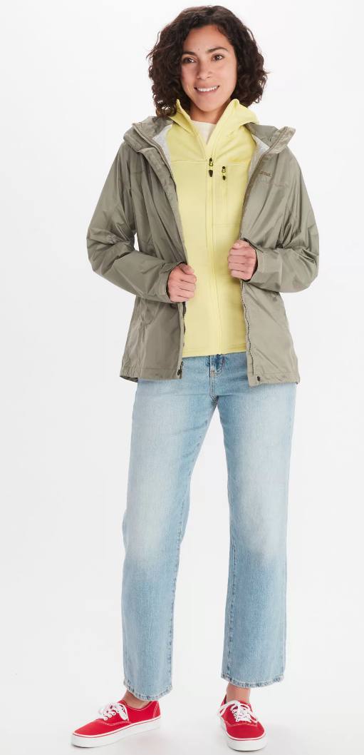 Marmot Women's Precip Eco Jacket Vetiver 05
