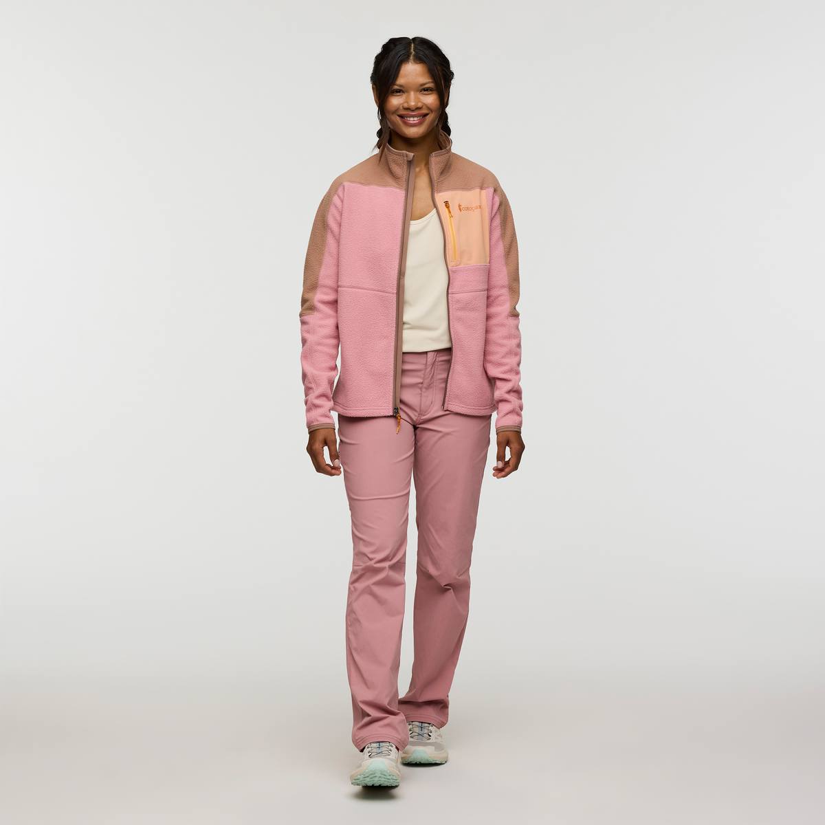 Cotopaxi Women's Abrazo Fleece Full-Zip Jacket Reishi And Rose 03