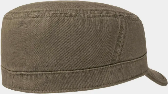 Stetson Army Cap Cotton Musta 04