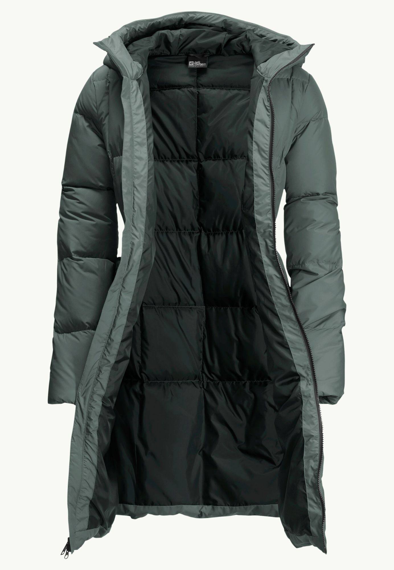 Jack Wolfskin Women's Frozen Lake Coat Slate Green 08