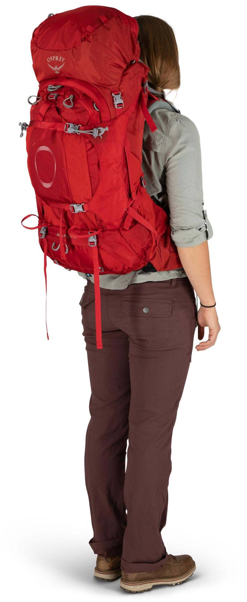 Osprey Ariel Plus 60 W Punainen 04