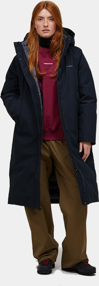 Peak Performance Women's Treeline HIPE Down Shell Parka Black 01