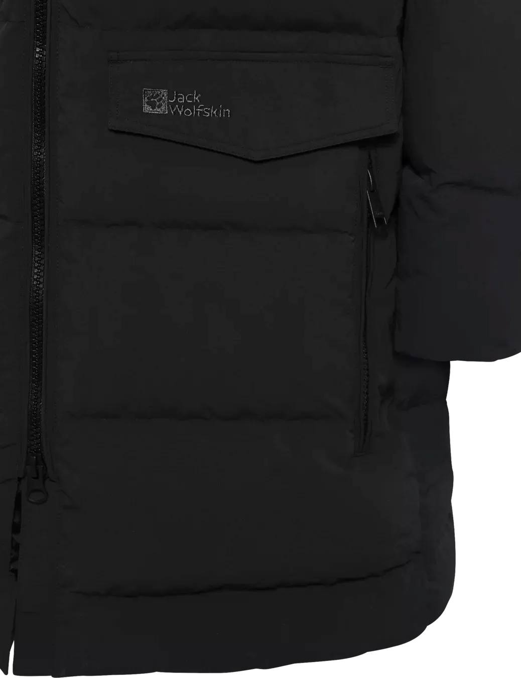 Jack Wolfskin Men's Nordlicht Parka Black 12