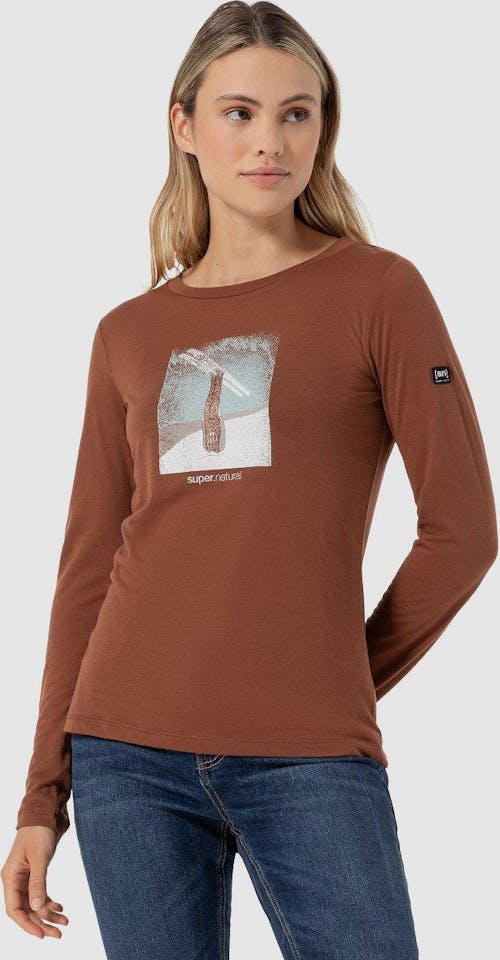 Supernatural Women's Header Long Sleeve Horn Brown 03