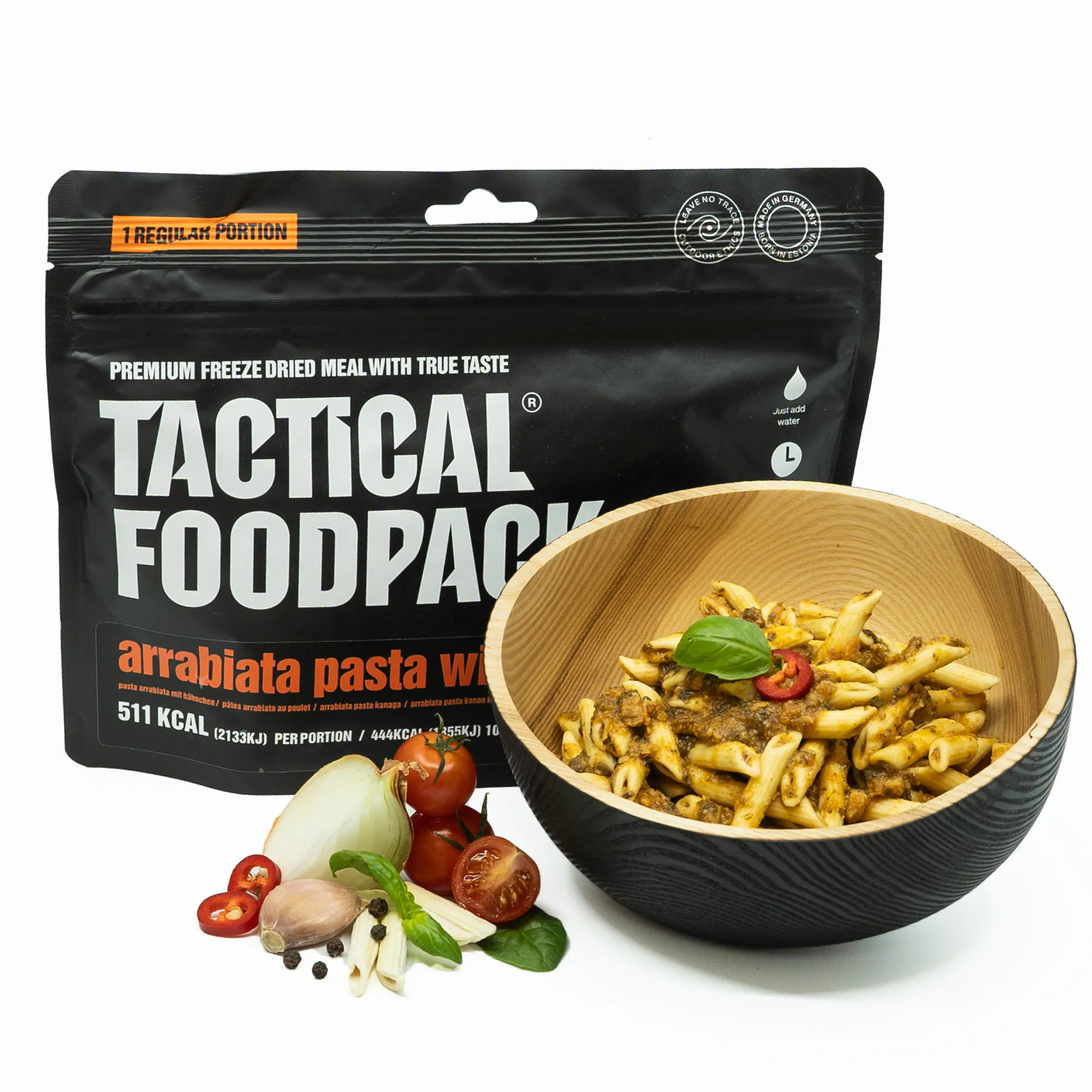 Tactical Foodpack Arrabiata Pasta With Chicken  03