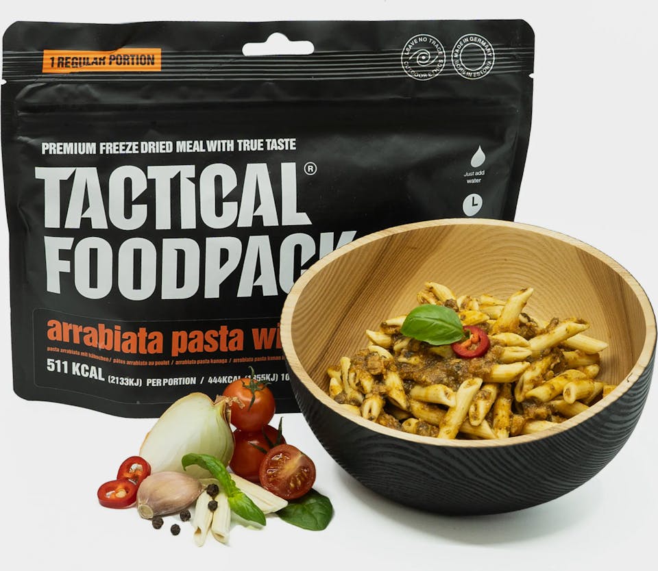 Tactical Foodpack Arrabiata Pasta With Chicken  03
