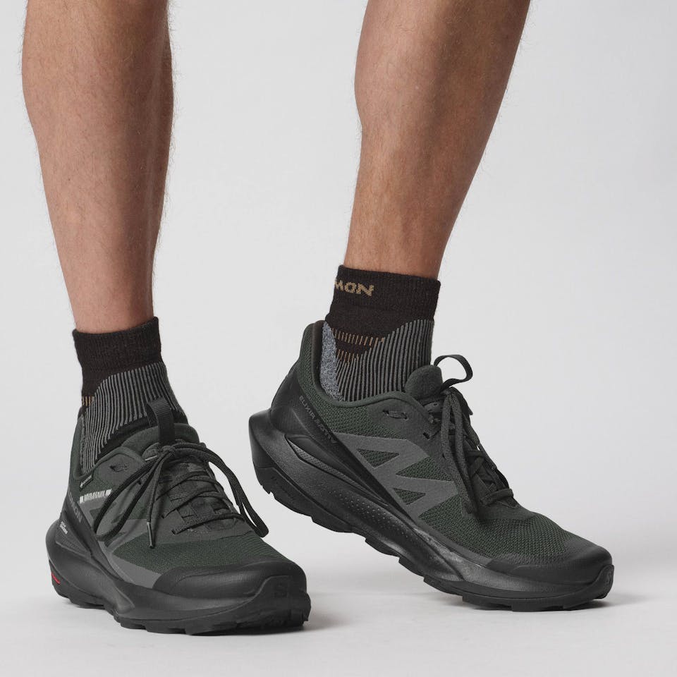 Salomon Men's Elixir Active GTX Black / Grey 04