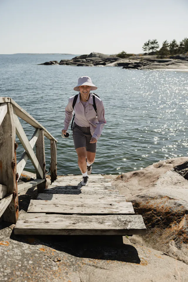 Halti Women's Pallas Cool Stretch Zipoff Pant Lila 06