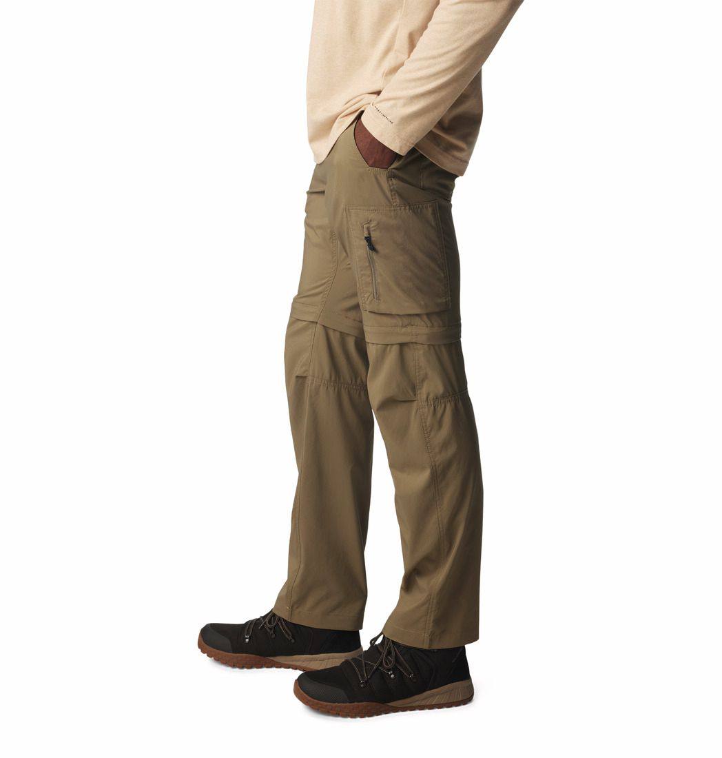 Columbia Men's Silver Ridge Utility Convertible Pant Tummanvihreä 02