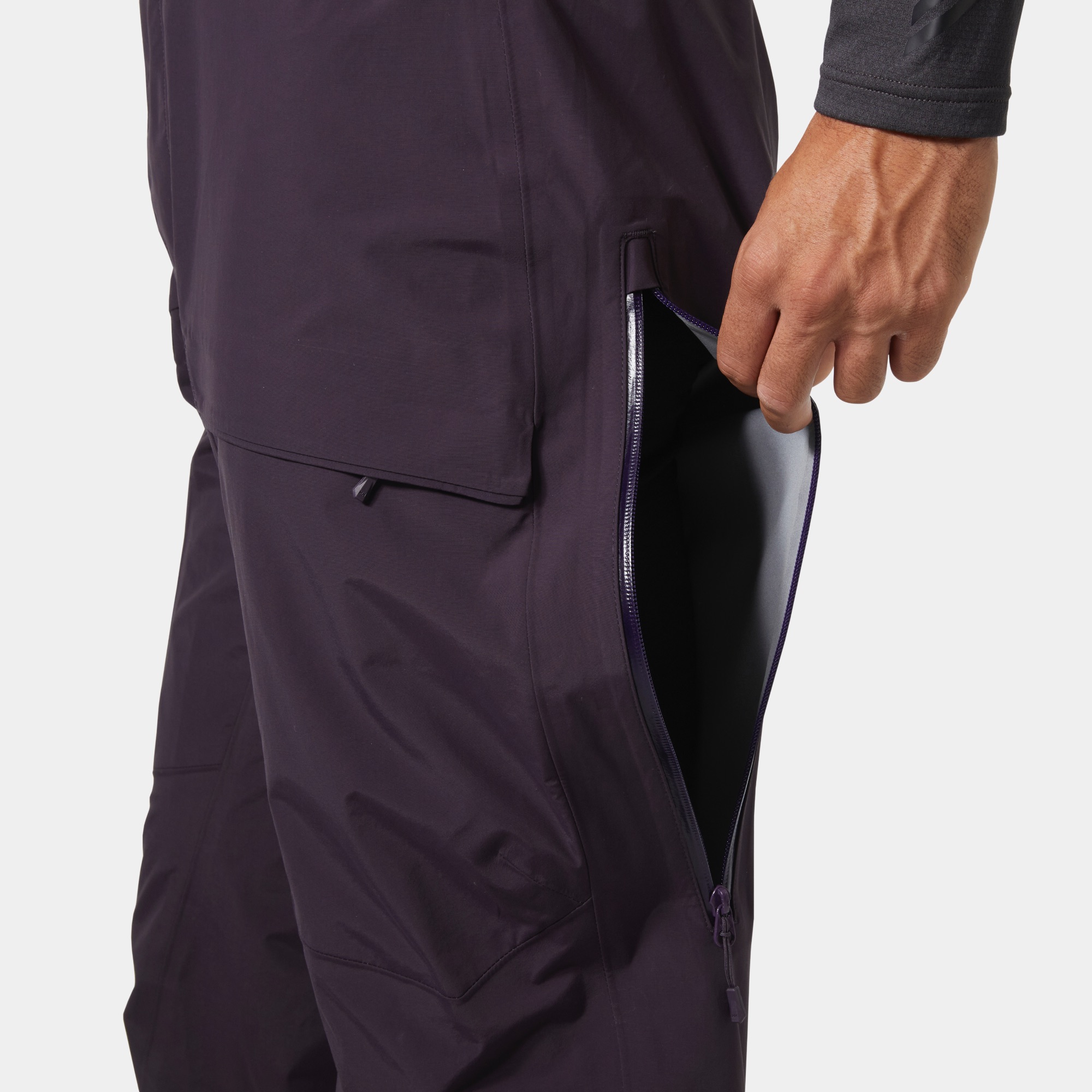 Helly Hansen Sogn Bib Shell Pant Grape 05