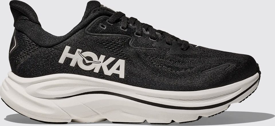 Hoka Women's Clifton 10 Wide Black / White 04