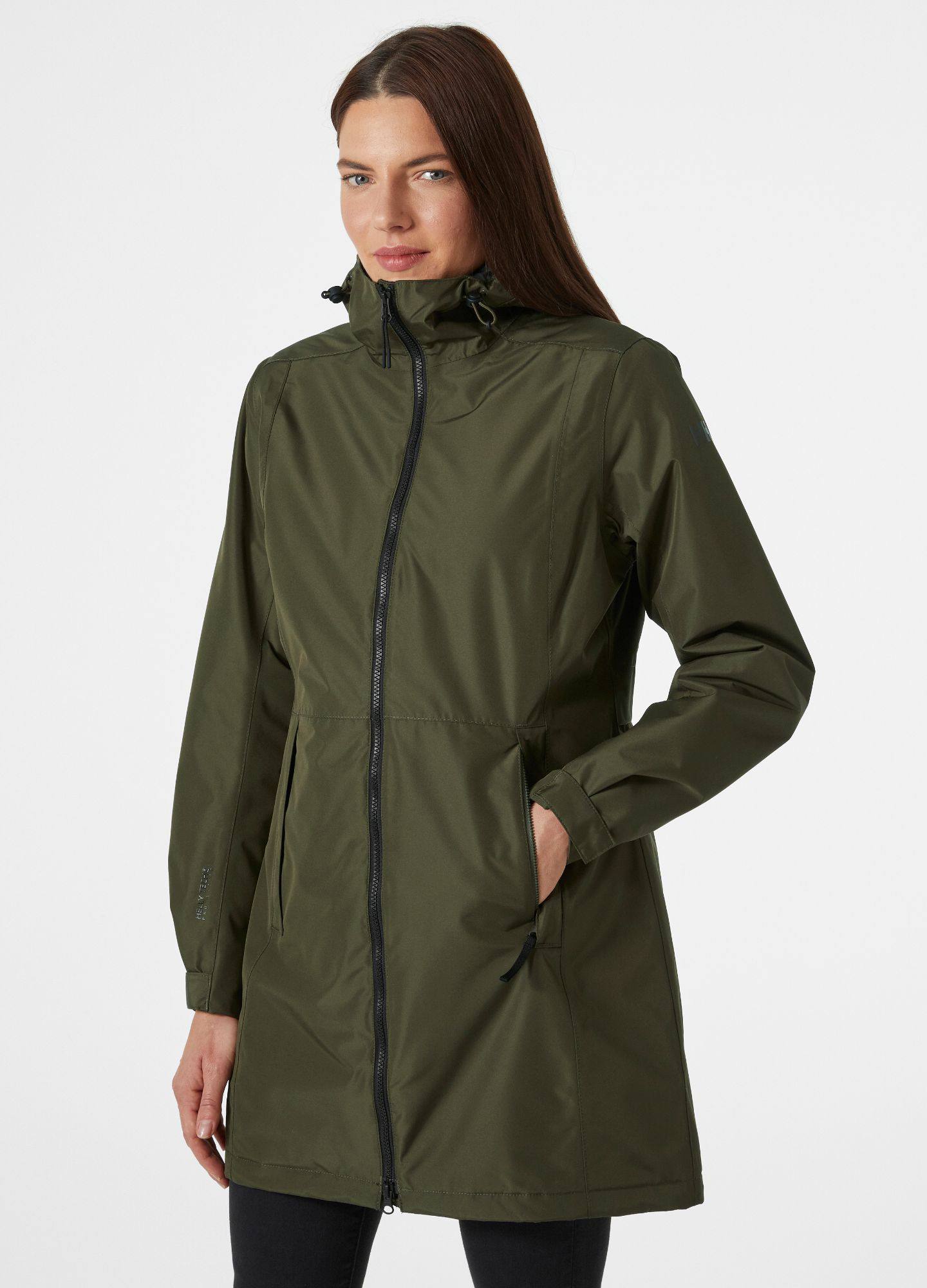 Helly Hansen Women's Lisburn Insulated Raincoat Green 06