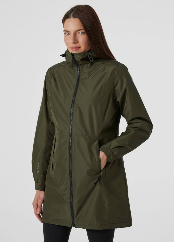 Helly Hansen Women's Lisburn Insulated Raincoat Green 06