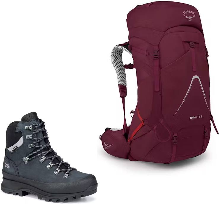 Osprey Women's Aura AG LT 65 Women's Nazcat II GTX