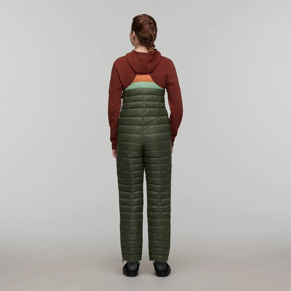 Cotopaxi Women's Fuego Down Overall Tummanvihreä 08