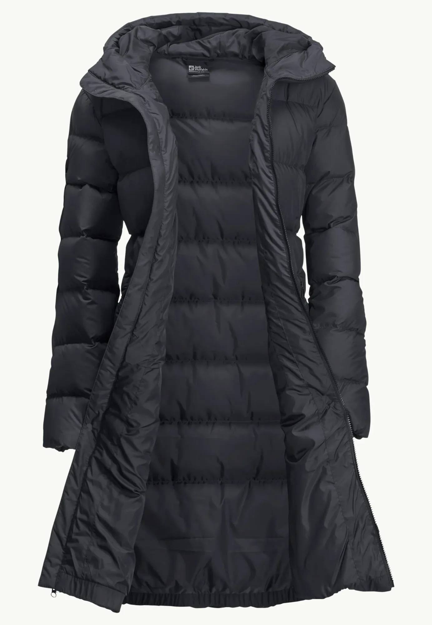 Jack Wolfskin Women's Frozen Palace Coat - Naisten untuvatakki Phantom 08