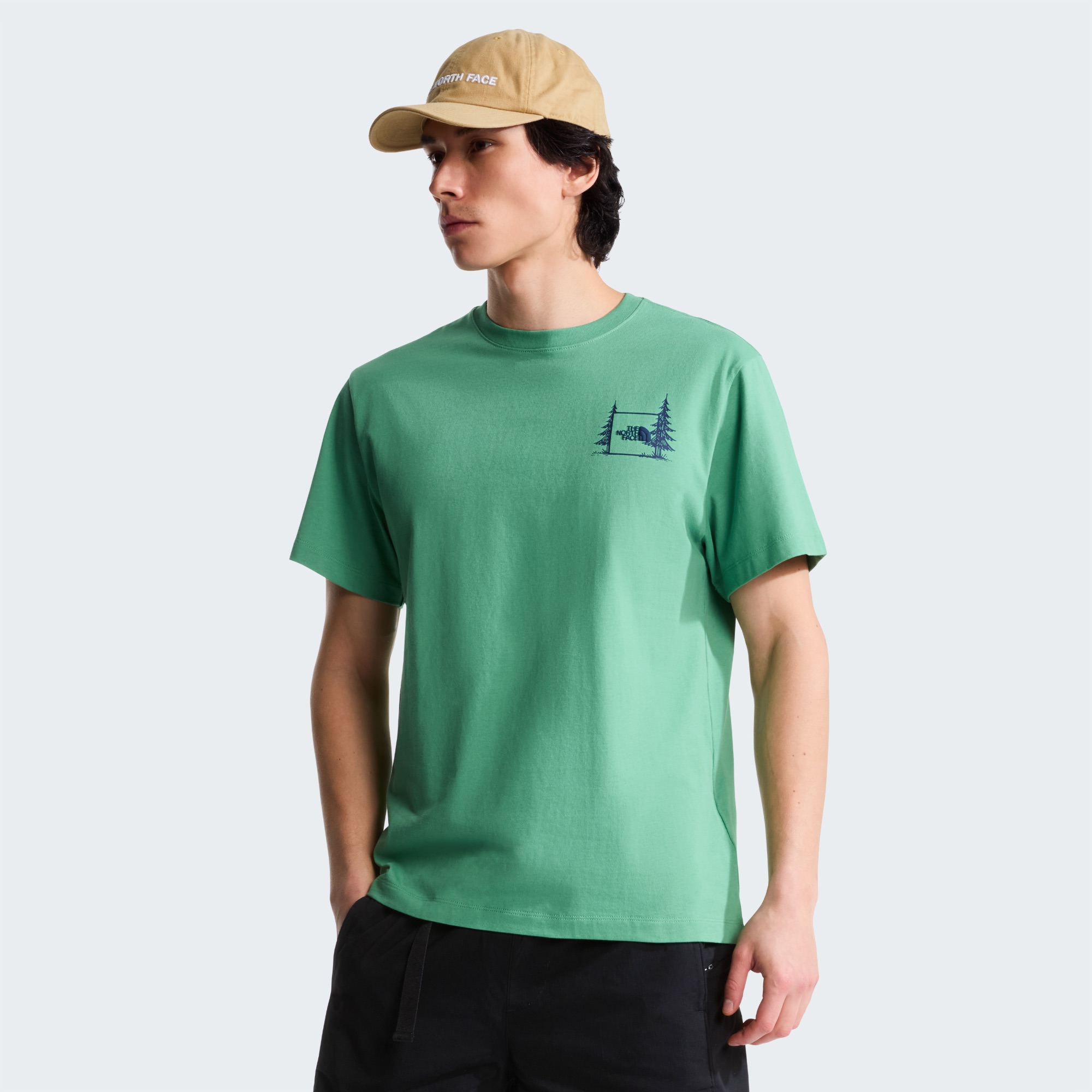 The North Face Men's Camping Relax Graphic Tee Algae 03