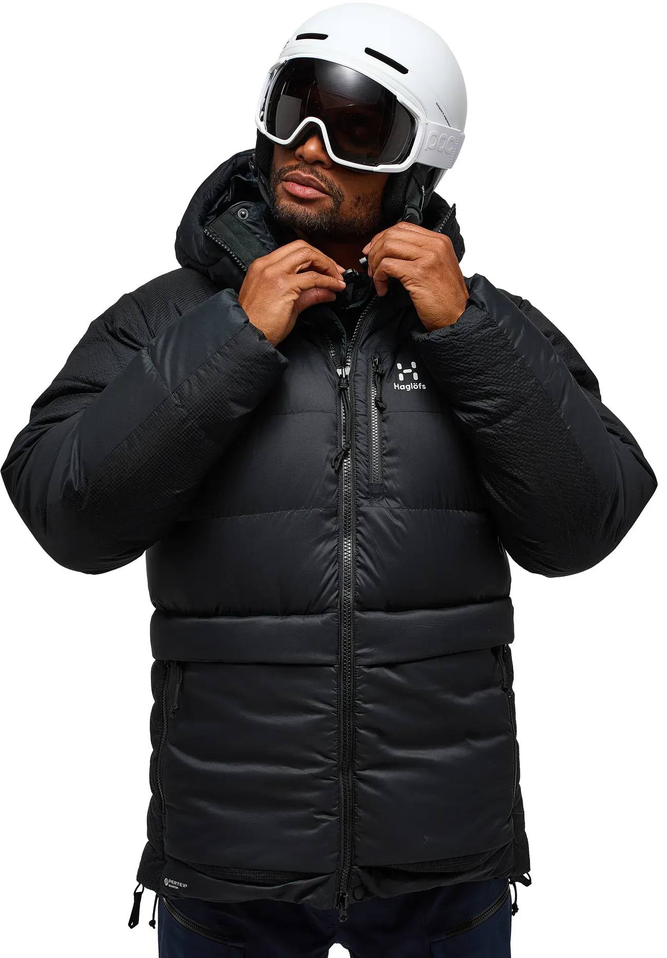 Haglöfs Men's Riksgräns Down 850 Hood Black 04