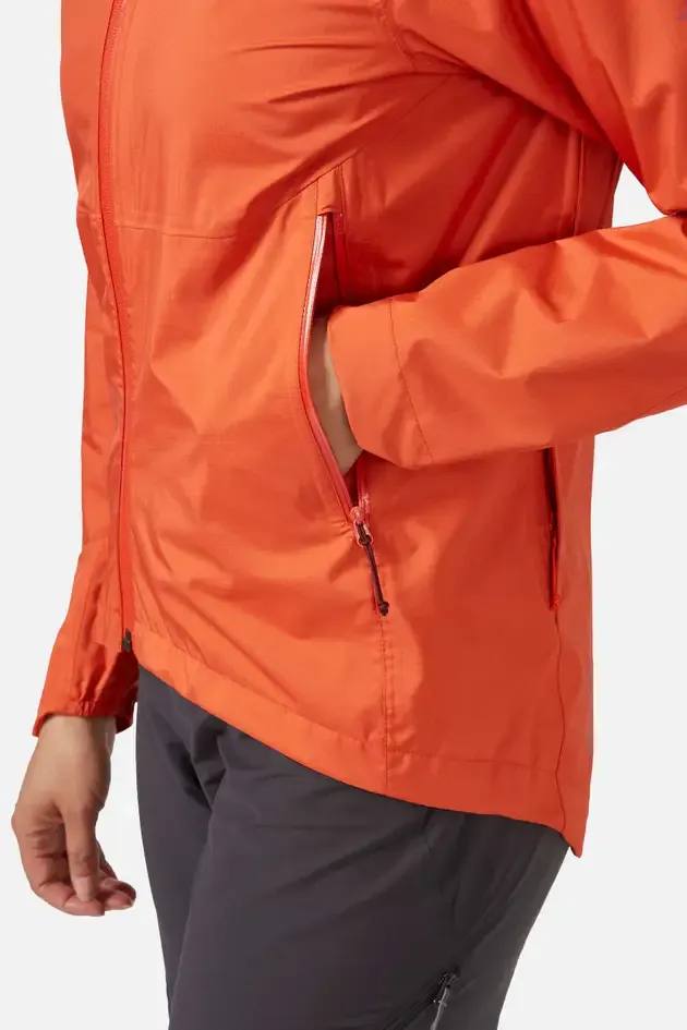 Rab Women's Cinder Downpour Jacket Punainen 09