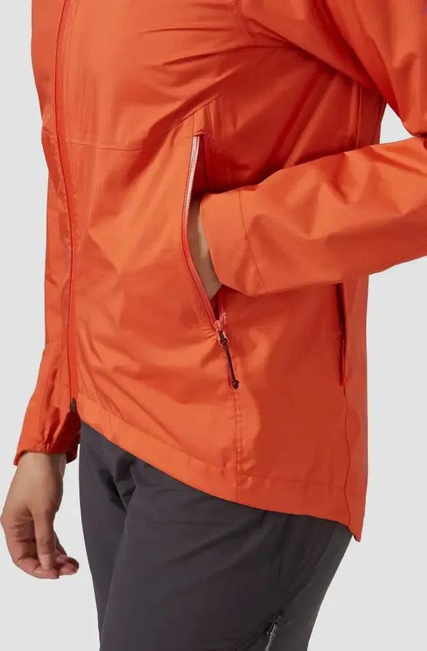 Rab Women's Cinder Downpour Jacket Red 09