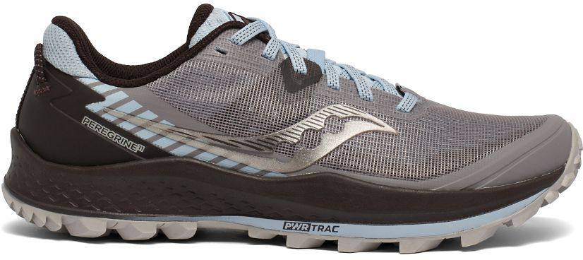 Saucony Women's Peregrine 11 Grey / Black 02
