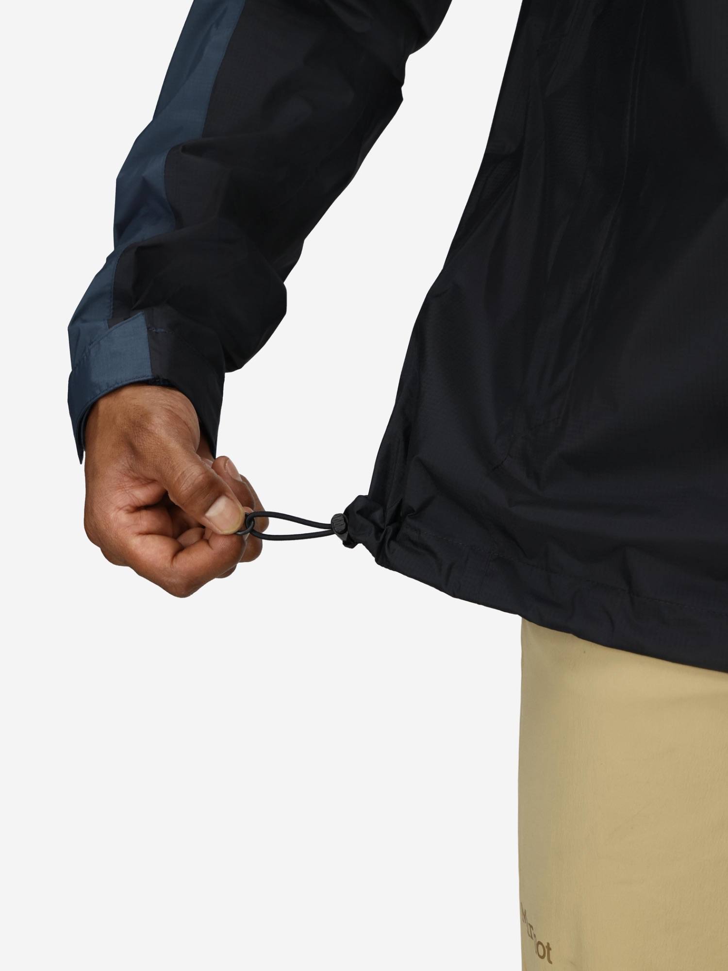 Marmot Men's Precip Eco Jacket Black/Thunderhead 03