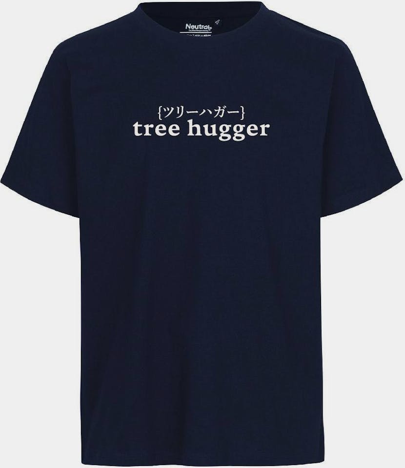 Metsä/Skogen Tree Hugger Tee Navy 01