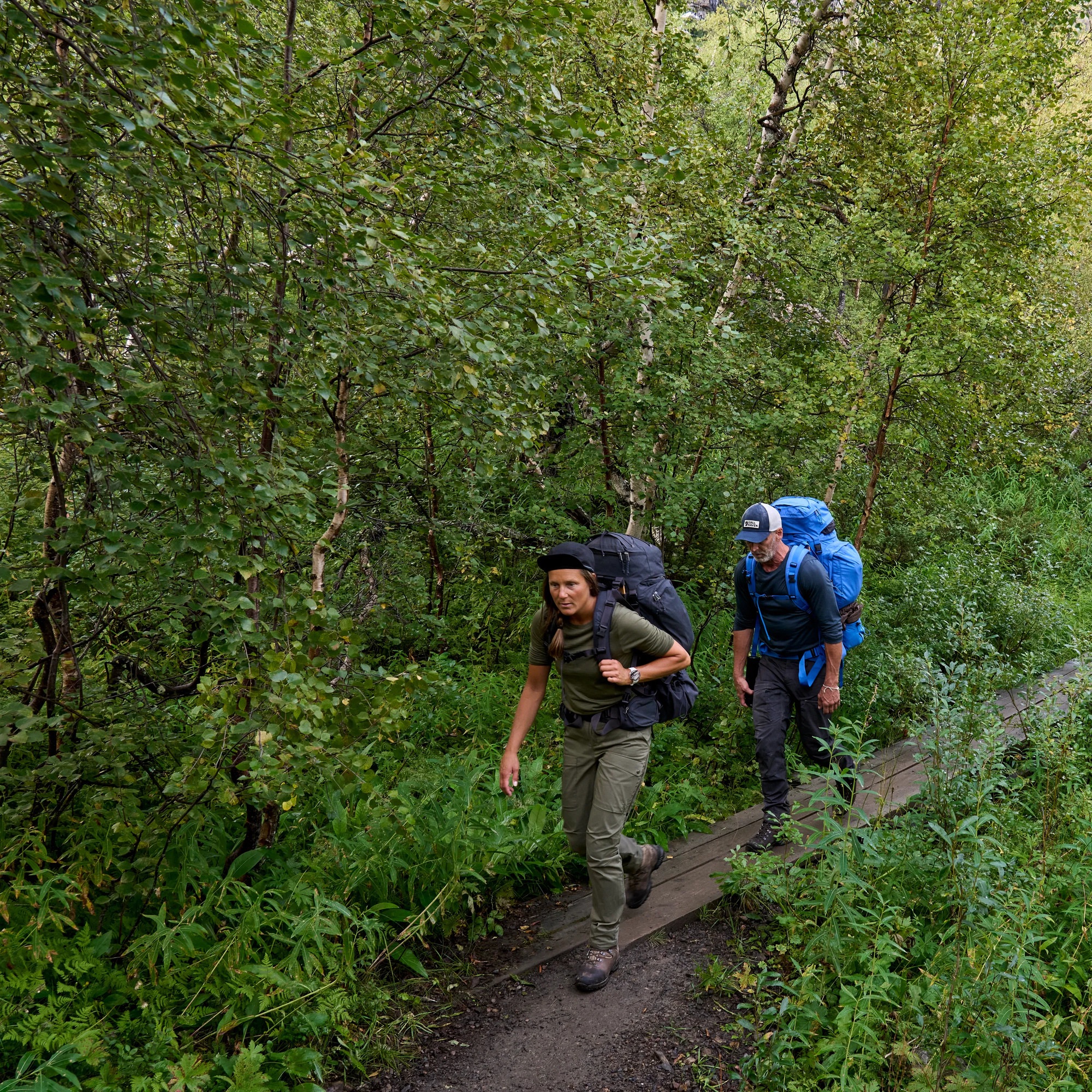 Fjällräven Women's Abisko Hybrid Trail Trousers Black 17