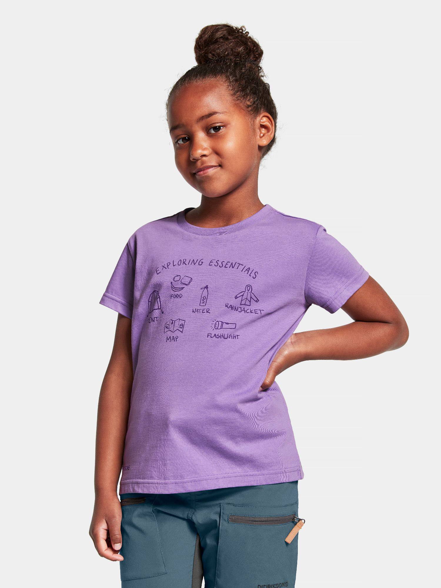 Didriksons Mynta Kids Tee Explore Purple 03