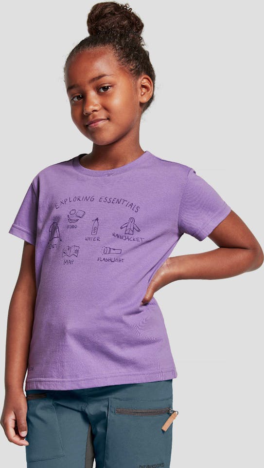 Didriksons Mynta Kids Tee Explore Purple 03