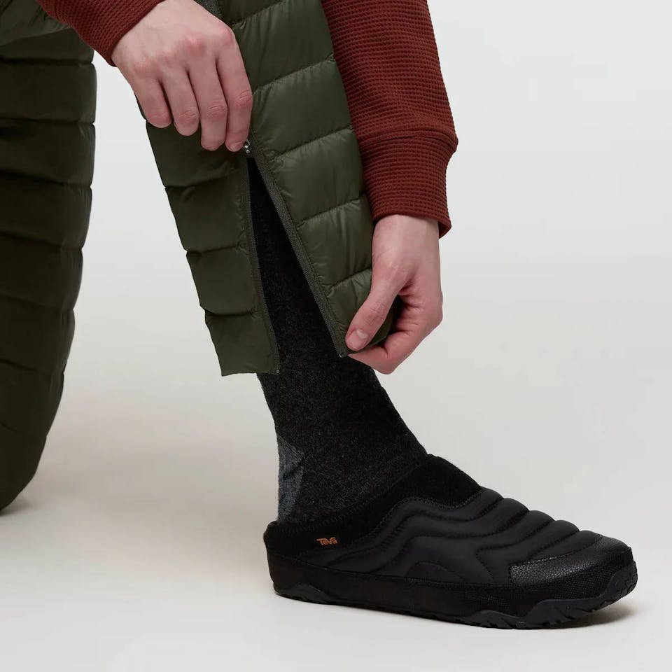 Cotopaxi Women's Fuego Down Overall Tummanvihreä 07