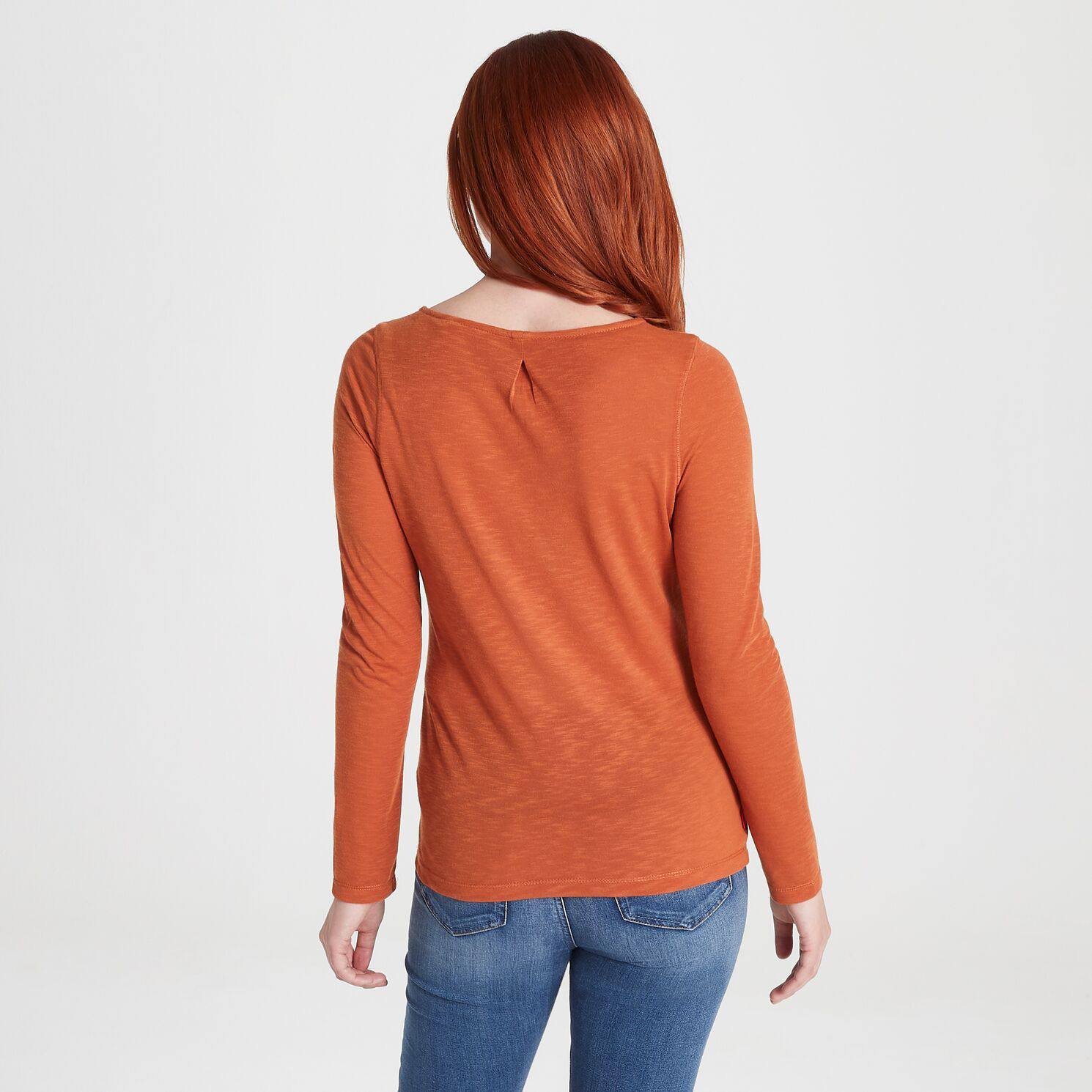 Craghoppers Nosilife Erin II W LS Top Oranssi 03