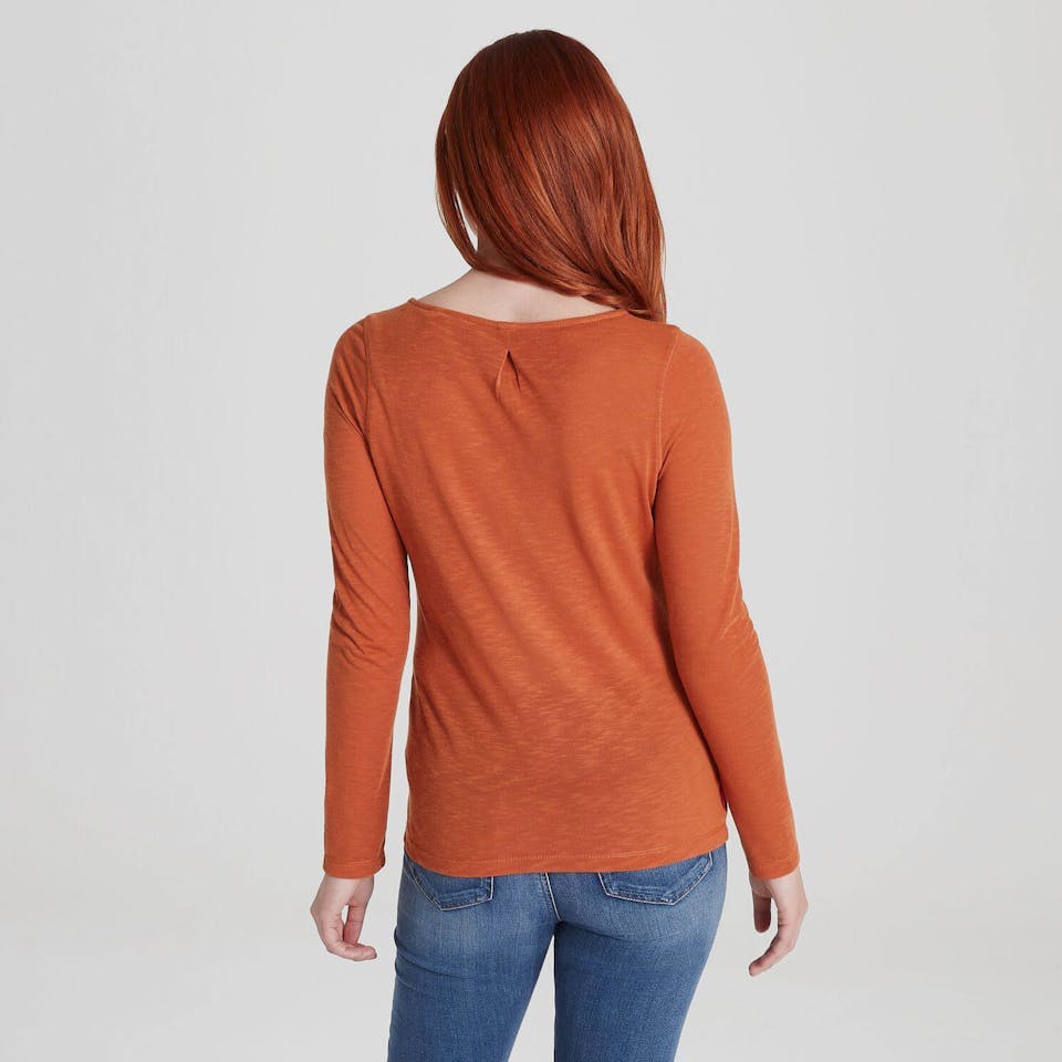 Craghoppers Nosilife Erin II W LS Top Oranssi 03