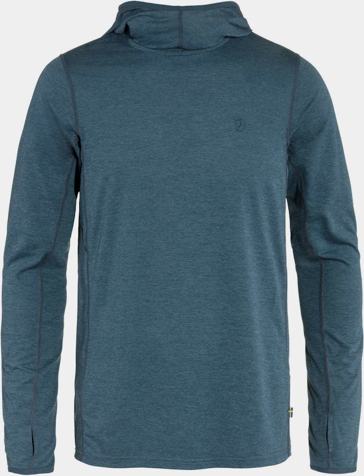 Fjällräven Men's Abisko Sun Hoodie Indigo 01